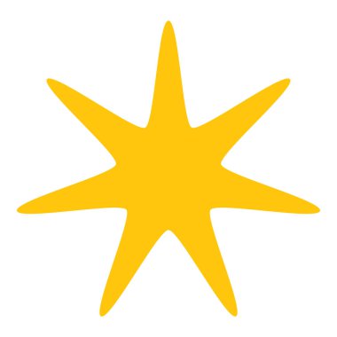 Radikal, yayılan yıldız şekli elementi