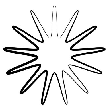 Radikal, yayılan yıldız şekli elementi