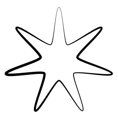 Radikal, yayılan yıldız şekli elementi