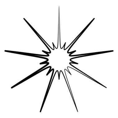 Radikal, yayılan yıldız şekli elementi