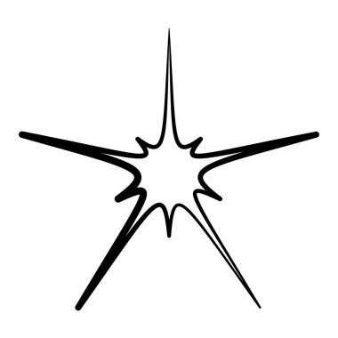 Radikal, yayılan yıldız şekli elementi