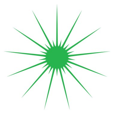 Radikal, yayılan yıldız şekli elementi