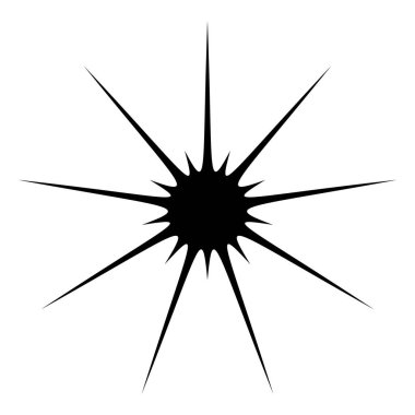 Radikal, yayılan yıldız şekli elementi