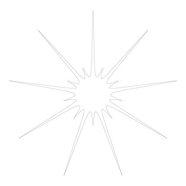 Radikal, yayılan yıldız şekli elementi