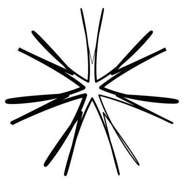 Radikal, yayılan yıldız şekli elementi