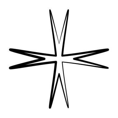 Radikal, yayılan yıldız şekli elementi