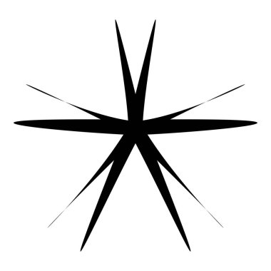 Radikal, yayılan yıldız şekli elementi