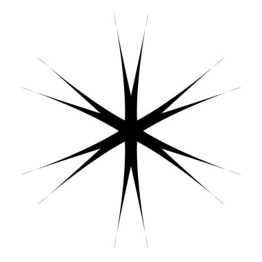 Radikal, yayılan yıldız şekli elementi