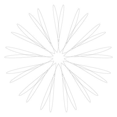 Radikal, yayılan yıldız şekli elementi