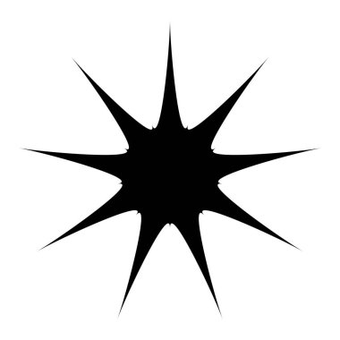 Radikal, yayılan yıldız şekli elementi