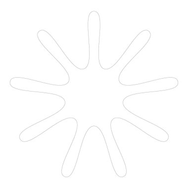 Radikal, yayılan yıldız şekli elementi