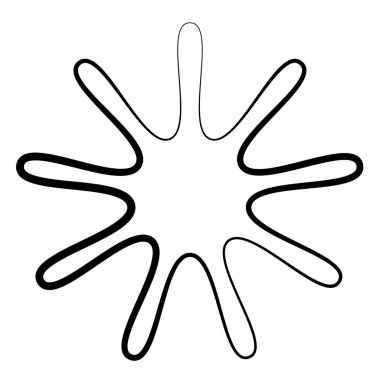 Radikal, yayılan yıldız şekli elementi