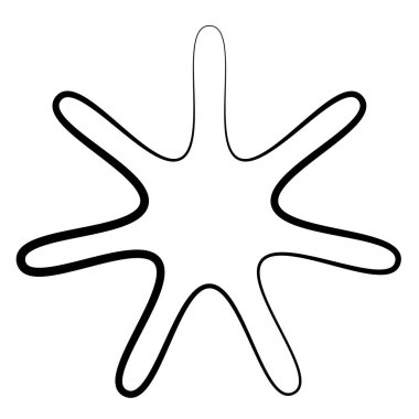 Radikal, yayılan yıldız şekli elementi