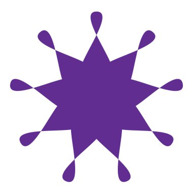 Radikal, yayılan yıldız şekli elementi