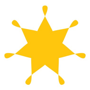 Radikal, yayılan yıldız şekli elementi