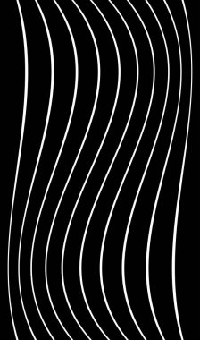 Dalgalı, dalgalı çizgiler. Dalga etkisi çizgileri hisse senedi vektör çizimi