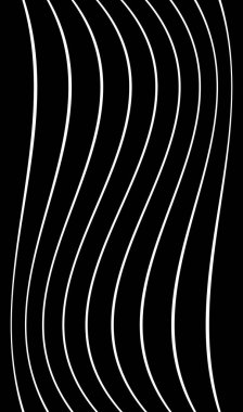 Dalgalı, dalgalı çizgiler. Dalga etkisi çizgileri hisse senedi vektör çizimi