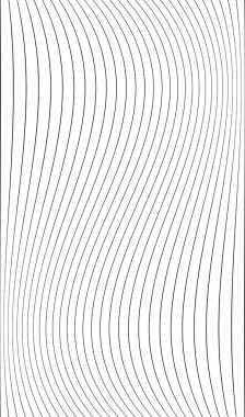 Wavy, waving lines. Wave effect stripes stock vector illustration clipart