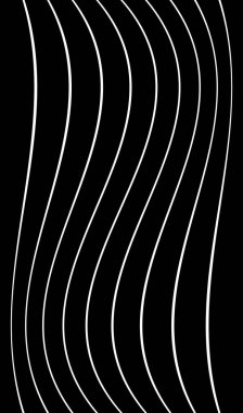 Dalgalı, dalgalı çizgiler. Dalga etkisi çizgileri hisse senedi vektör çizimi