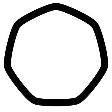 Basit yuvarlak organik şekil tasarımı ögesi