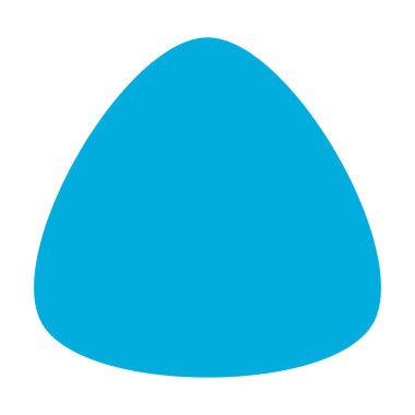 Basit yuvarlak organik şekil tasarımı ögesi