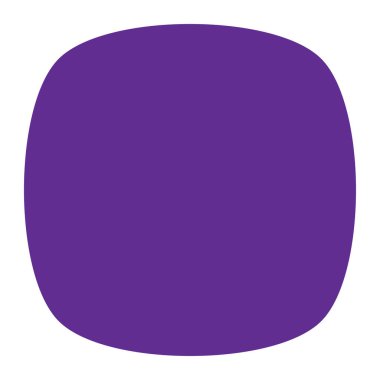 Basit yuvarlak organik şekil tasarımı ögesi