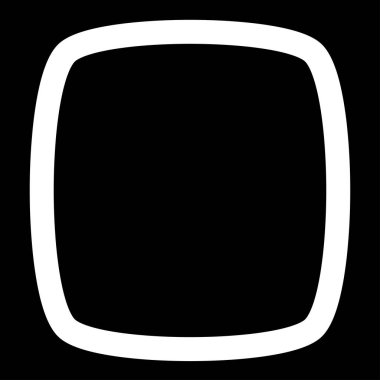 Basit yuvarlak organik şekil tasarımı ögesi