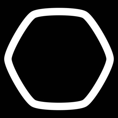 Basit yuvarlak organik şekil tasarımı ögesi