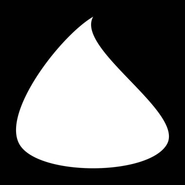 Basit yuvarlak organik şekil tasarımı ögesi