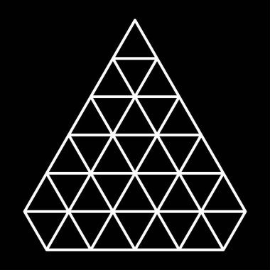 Üçgen ızgara, ağ desen ögesi