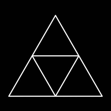 Üçgen ızgara, ağ desen ögesi