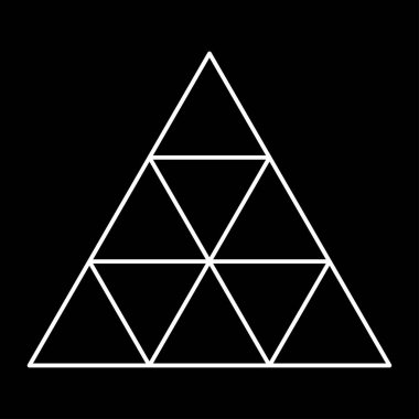 Üçgen ızgara, ağ desen ögesi