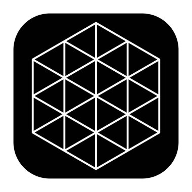 Üçgen ızgara, ağ desen ögesi