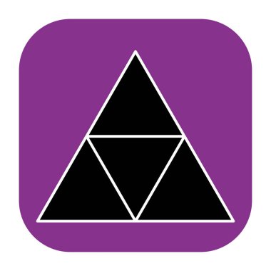 Üçgen ızgara, ağ desen ögesi