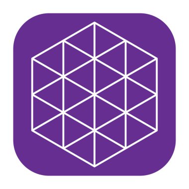 Üçgen ızgara, ağ desen ögesi