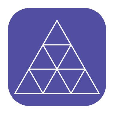 Üçgen ızgara, ağ desen ögesi