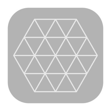 Üçgen ızgara, ağ desen ögesi