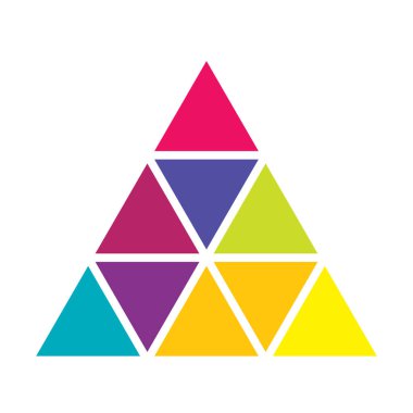 Üçgen ızgara, ağ desen ögesi