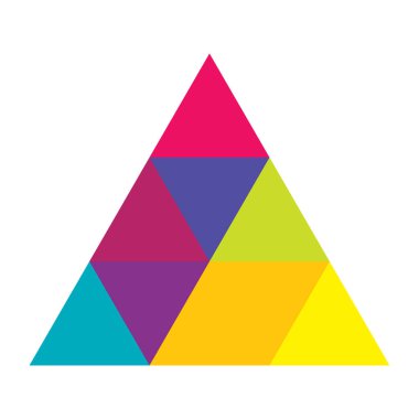 Üçgen ızgara, ağ desen ögesi