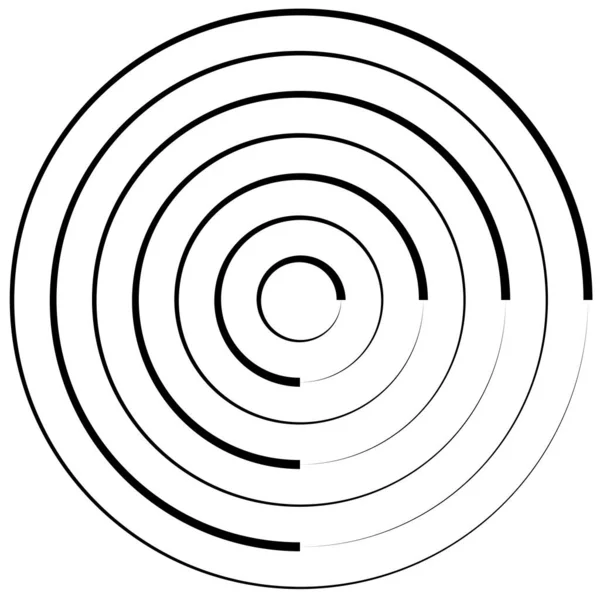 スパイラル 渦巻き ツイル形状のデザイン要素 — ストックベクタ