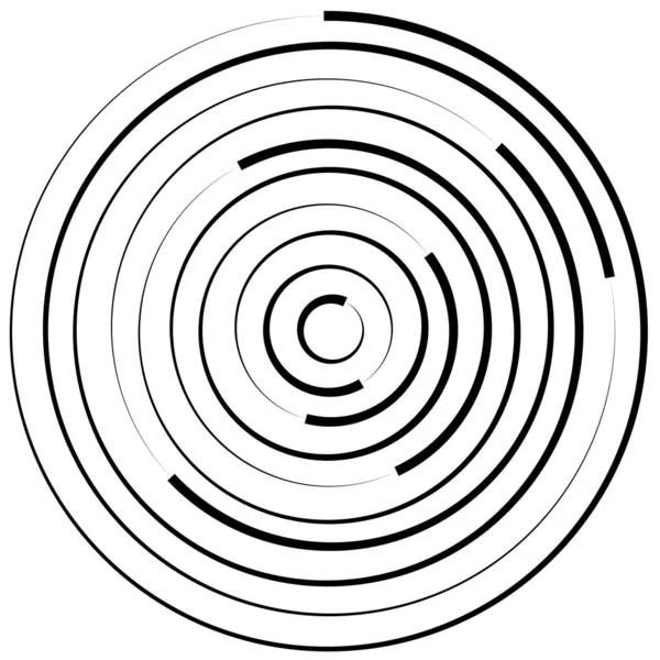 Spiral Swirl Twirl Shape Design Element — Image vectorielle