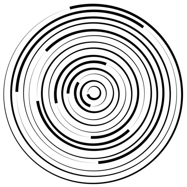 Spirale Wirbel Wirbel Gestaltungselement — Stockvektor
