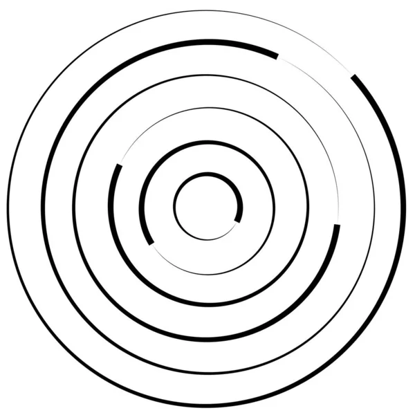 スパイラル 渦巻き ツイル形状のデザイン要素 — ストックベクタ