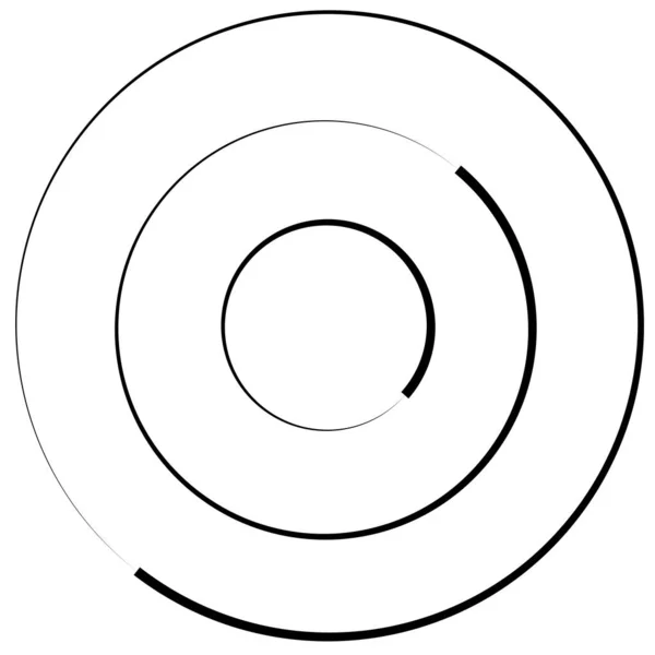 Espiral Redemoinho Girar Elemento Design Forma — Vetor de Stock