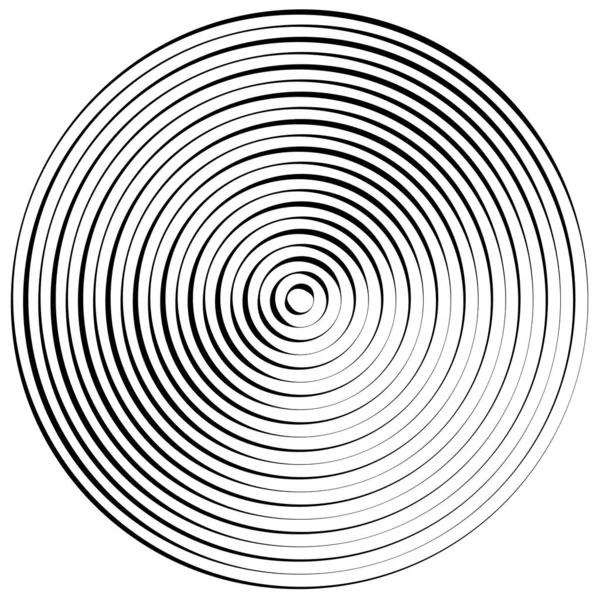 Spiral Swirl Twirl Shape Design Element — Stock Vector
