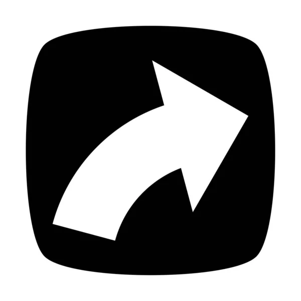 Circular Arrow Pointer Shape Element — Vector de stock