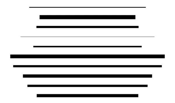 Random Size Scattered Lines Stripes Horizontal Rectangle Strips Streaks — ストックベクタ