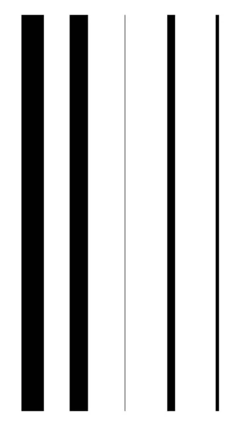 Zufällige Größe Verstreute Linien Streifen Vertikale Rechteckstreifen Streifen — Stockvektor