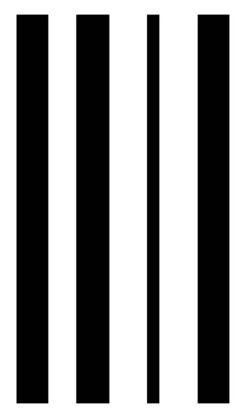 Random Size Scattered Lines Stripes Vertical Rectangle Strips Streaks — Vector de stock