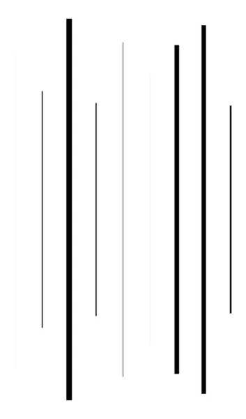 Willekeurige Grootte Verspreide Lijnen Strepen Verticale Rechthoekige Stroken Strepen — Stockvector